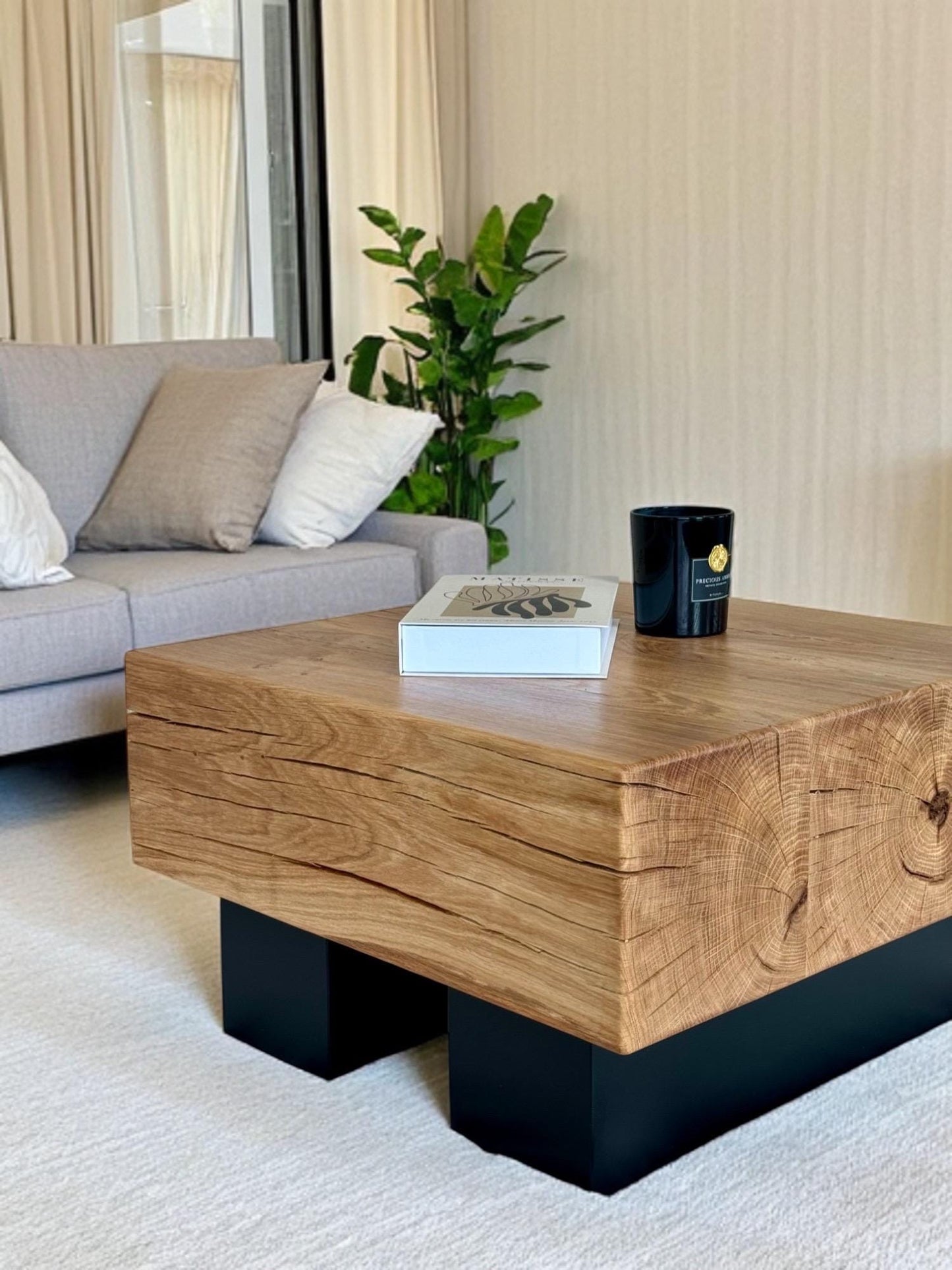 Couchtisch aus Eiche - Massivholz