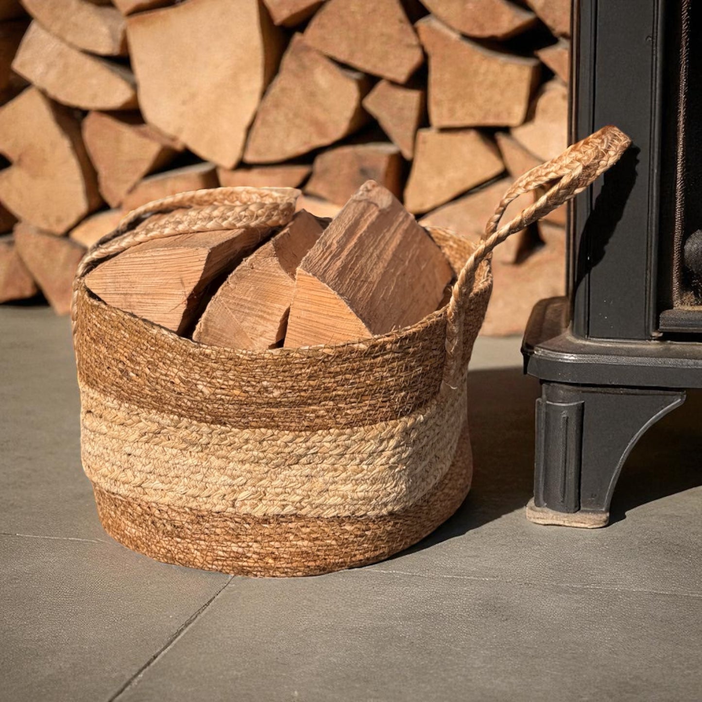 Kaminholz Buche – kammergetrocknet, 25 cm, Restfeuchte < 18 %, Premium Brennholz aus Deutschland (NRW)