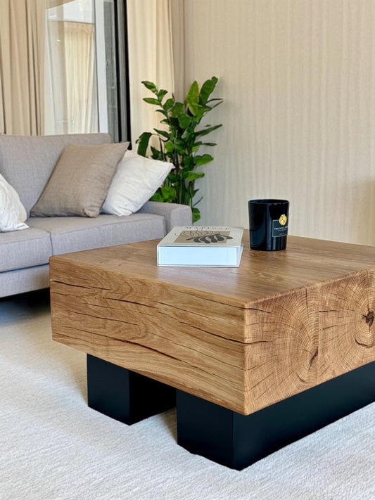 Couchtisch aus Eiche - Massivholz