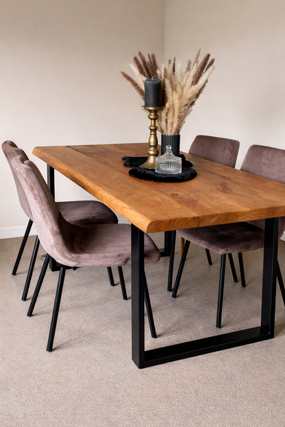 Esstisch aus Eiche - moderner, handgefertigter Holztisch