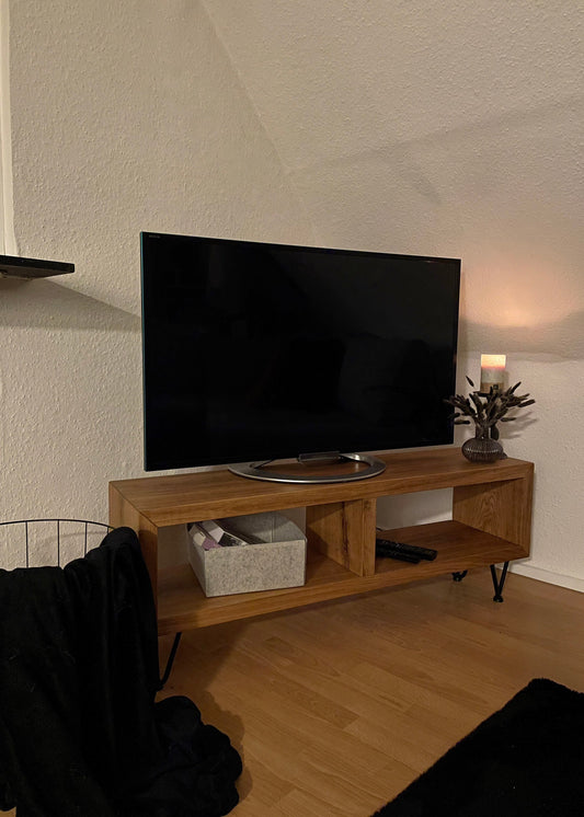 Unterschrank aus massiver Eiche - TV / Lowboard / Sideboard