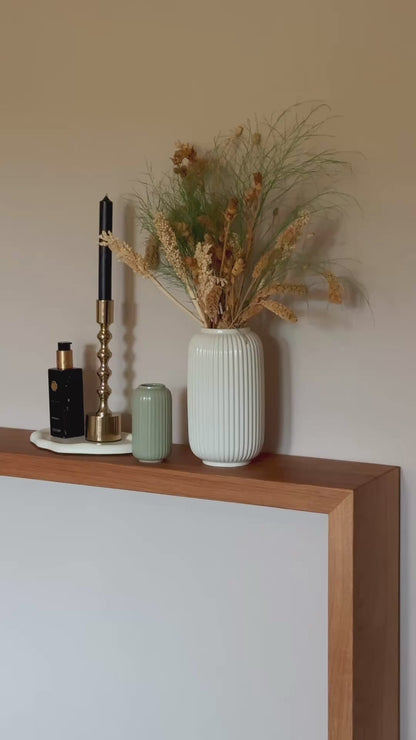 Minimalistische Wandkonsole aus Massivholz | Eichenholz Konsole | Handgefertigte Flurkonsole | Moderner Konsolentisch